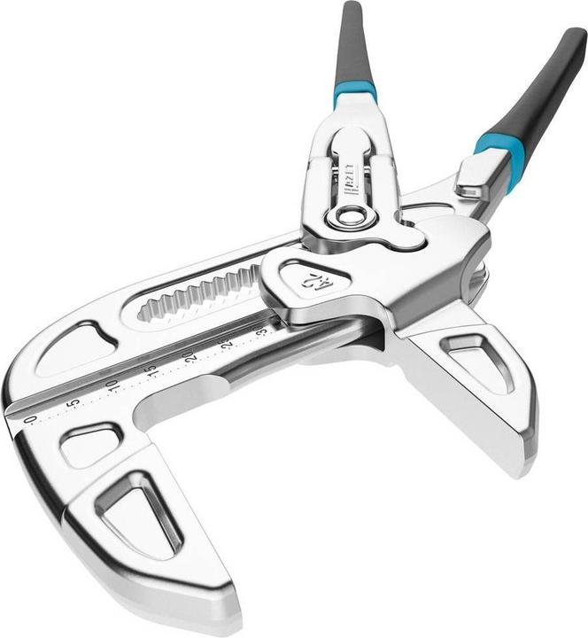 Actual product image HAZET Pliers spanner 762-18 (black/blue, 180mm, quick adjustment tip/step) (180 mm)