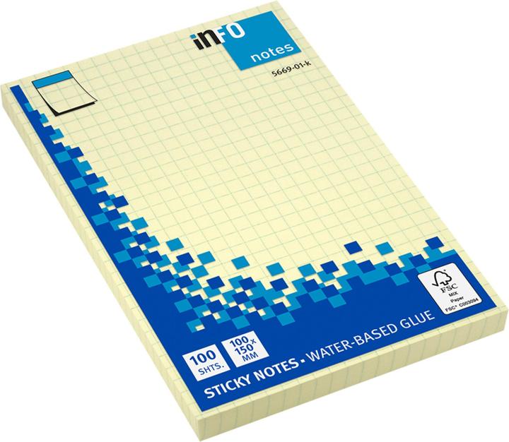 Image du produit STICKY NOTES - Notes autocollantes (100 x 150 mm)