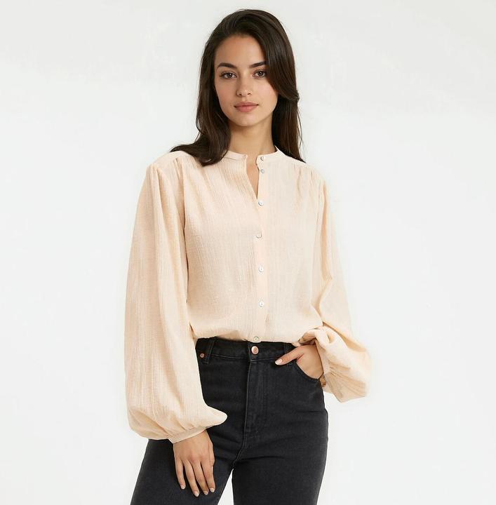 Actual product image La Redoute Collections Hemd mit Mao-Kragen (XL)