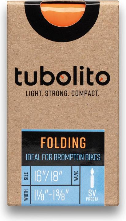 Actual product image Tubolito Tubo folding bike inner tube 20" (Presta (SV), 20", 42 mm)