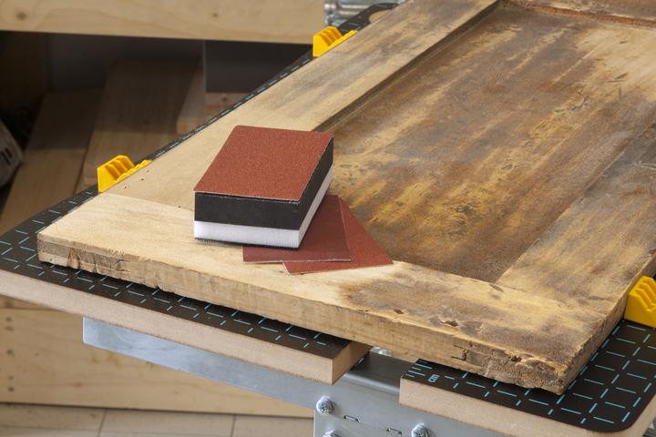 Actual product image wolfcraft wolfcraft 1 hand sander set 4 pcs. with velcro thread (P60)