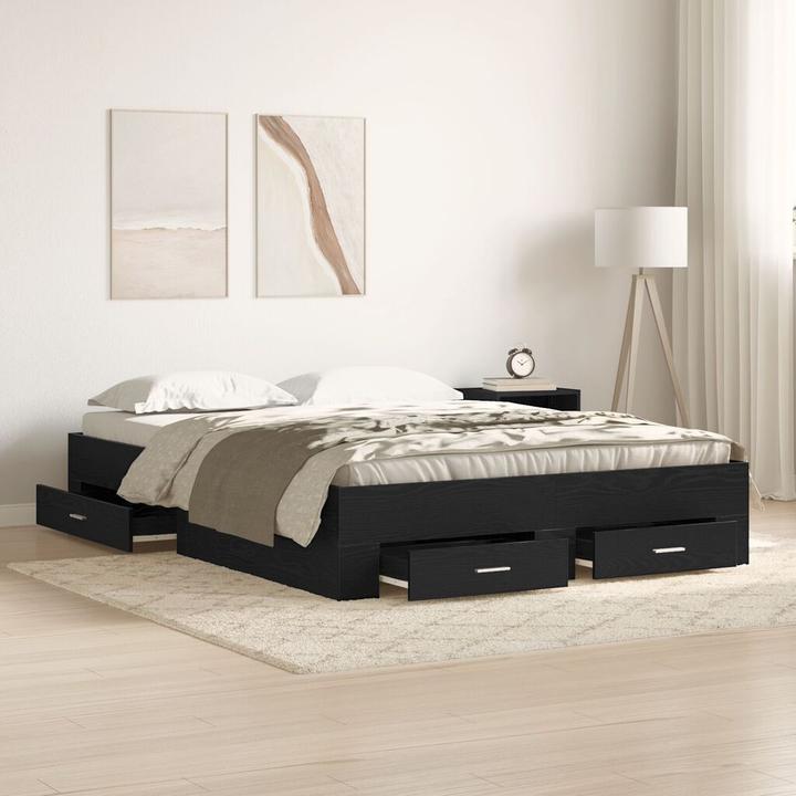 Image du produit vidaXL Rustikales Bett (140 x 200 cm)
