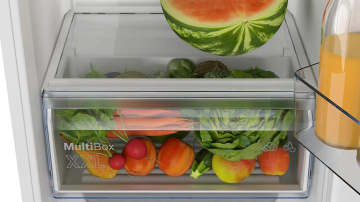 Produktbild Bosch Hausgeräte Serie 2, Einbau-Kühlschrank mit Gefrierfach, 122.5 x 56 cm, Schleppscharnier KIL425SE0 (187 l)