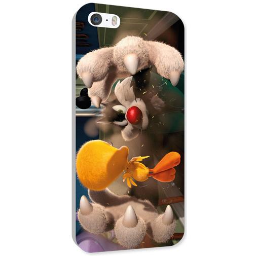Warner Bros Cover Tweety e Silvestro iPhone 5/5S (Apple iPhone 5, Apple iPhone 5s), Cover smartphone