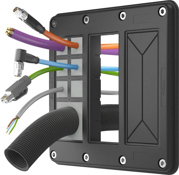 Immagine prodotto Conta-Clip KDS-FP 3x10/24 BK Boccola per cavo Poliammide 6.6 Nero 1pz. (Tubo cavi, 16.50 cm)