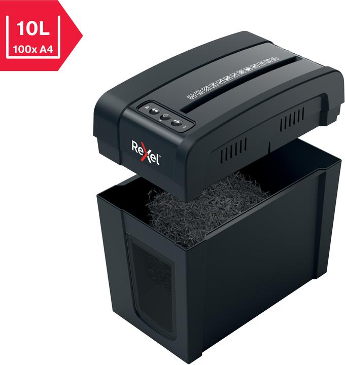 Produktbild Rexel SECURE X10-SL SLIMLINE WHISPER-SHRED™ - Aktenvernichter (Partikelschnitt)