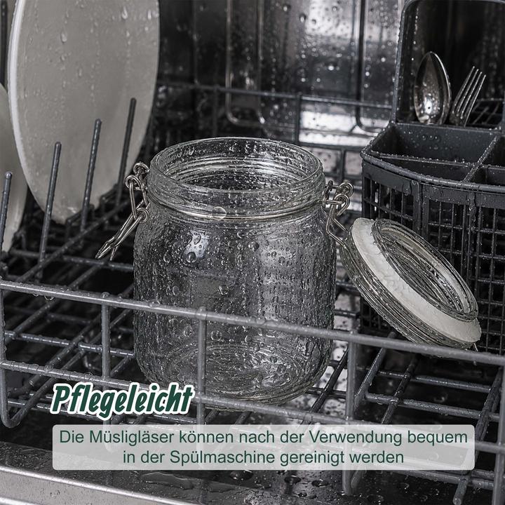 Produktbild Relaxdays 6x Einmachgläser (6 Stk., 0.75 l)