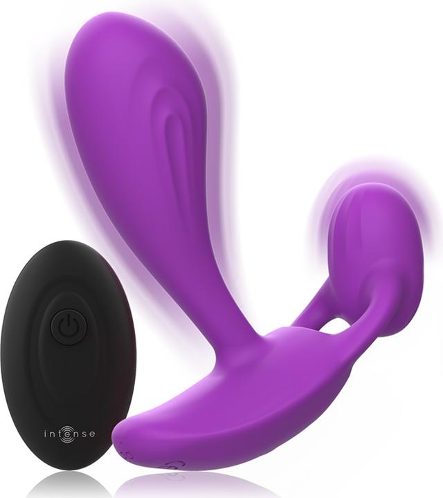 Intense Shelly Anal Plug Remote Control Purple