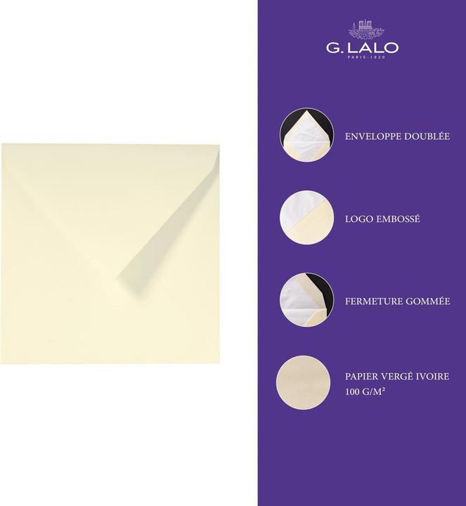 Immagine prodotto Clairefontaine Buste (100 x 100 mm, 1x)