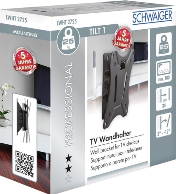 Produktbild Schwaiger Tilt (Wand, 29", 25 kg)