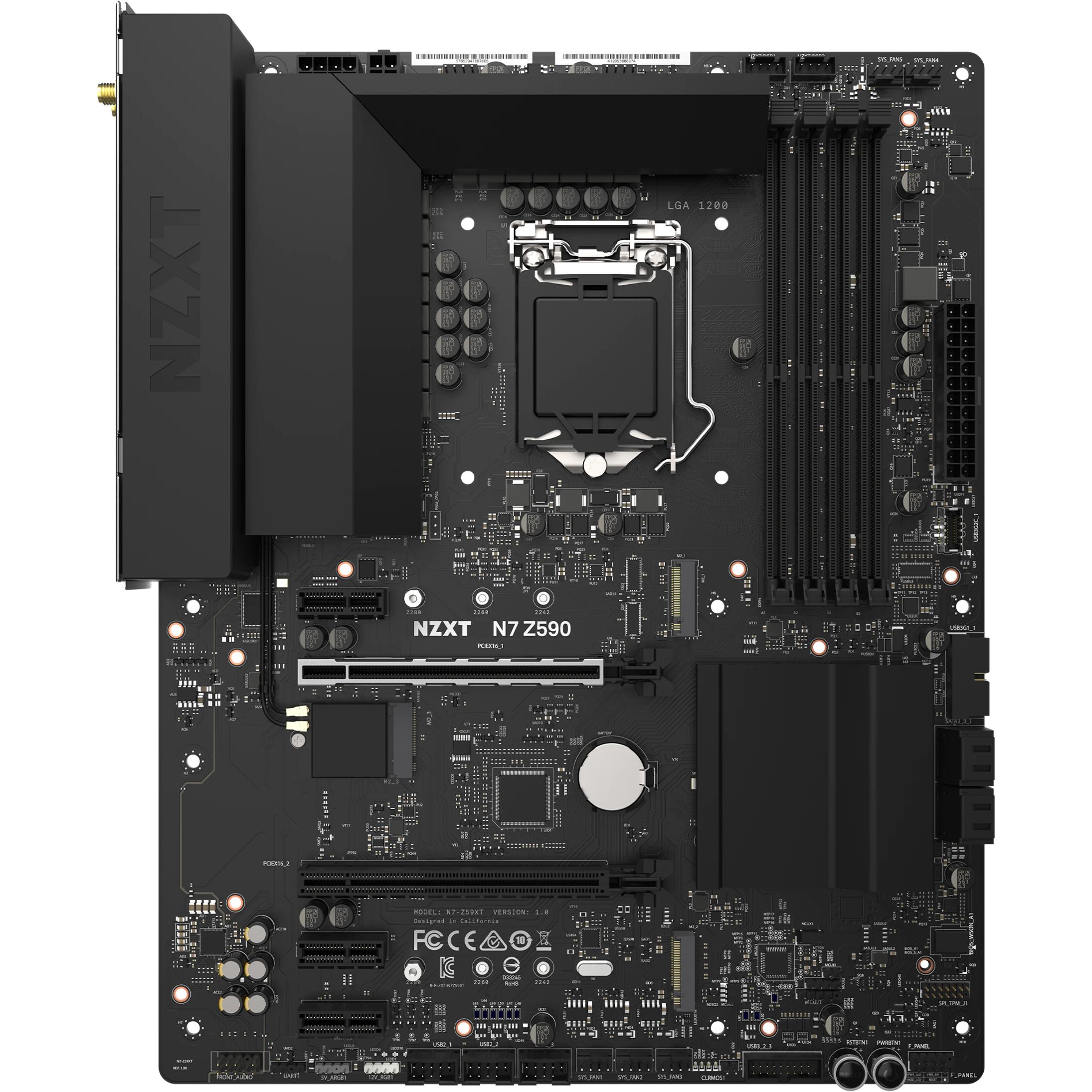 NZXT N7 Z590 (LGA 1200, Intel Z590, ATX), Mainboard