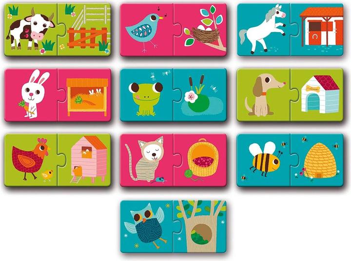 Produktbild Djeco Duo Lebensraum (20 Teile)