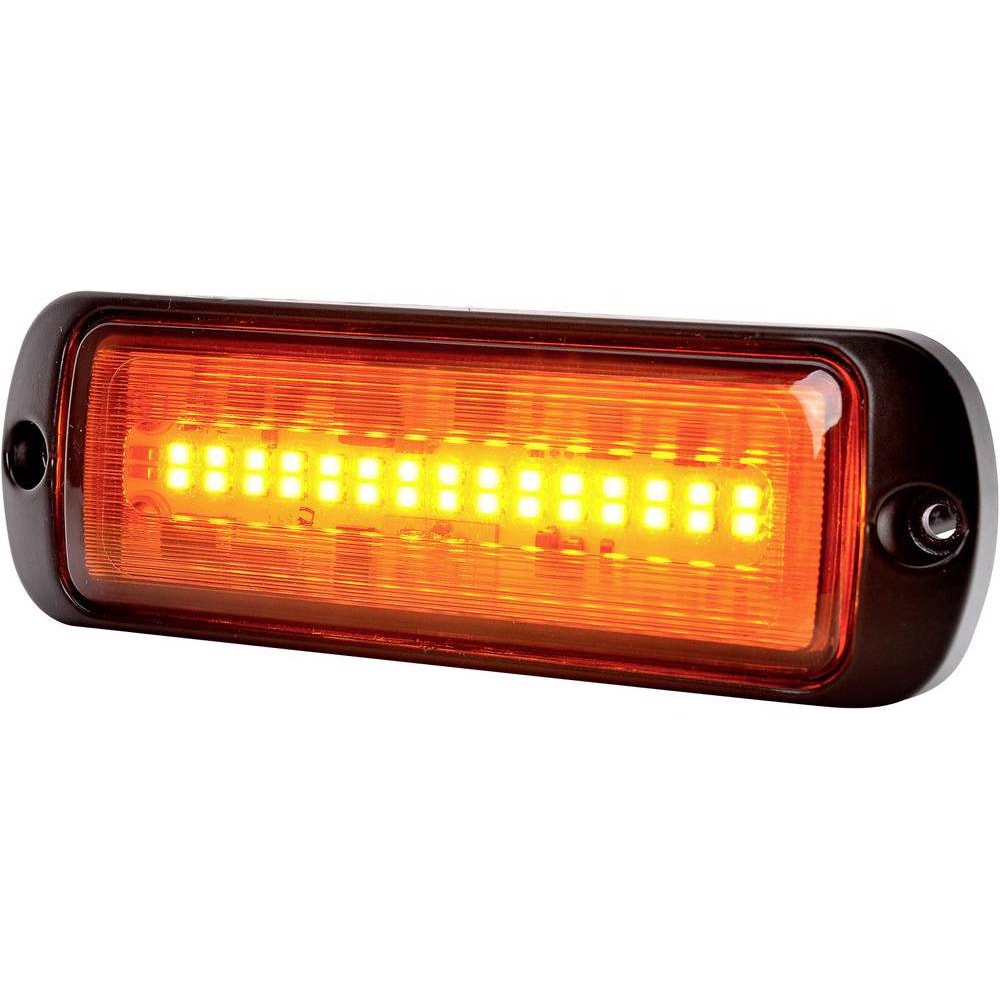 WAS, Pannenhilfe, Frontblitzer / Strassenräumer W218 12 V/DC, 24 V/DC über Bordnetz Aufbau, Schraubmontage Orange