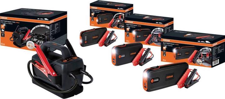 Actual product image Osram Quick start system lithium jump starter BATTERYstart PRO 700 (1500 A, 24000000 mAh)