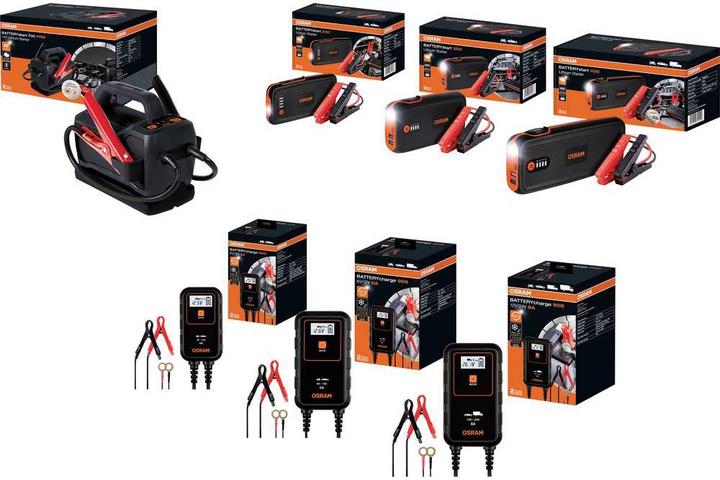 Actual product image Osram Quick start system lithium jump starter BATTERYstart PRO 700 (1500 A, 24000000 mAh)