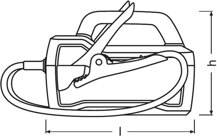 Actual product image Osram Quick start system lithium jump starter BATTERYstart PRO 700 (1500 A, 24000000 mAh)