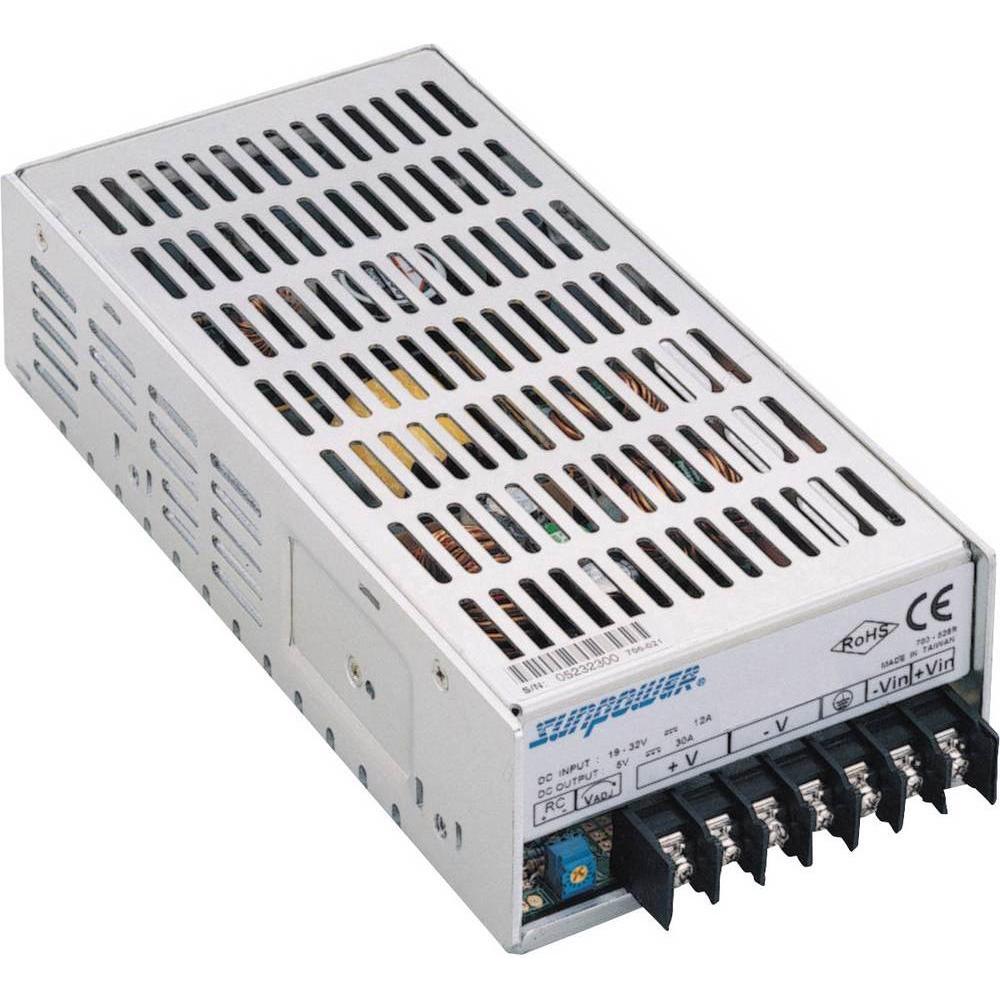 Dehner Elektronik Sunpower DC/DC-Einbaunetzteil 4,2 A 100 W 24 V/DC Stabilisiert SDS 100M-24 (Überspannungsschutzadapter...