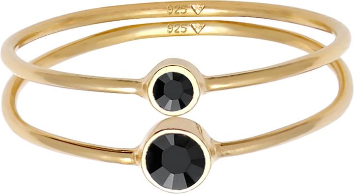 Immagine prodotto Elli Set di anelli, anello solitario (44, 925 Argento)