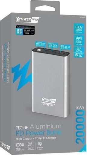 Produktbild Xpower PD20F (20000 mAh, 130 W, 74 Wh)