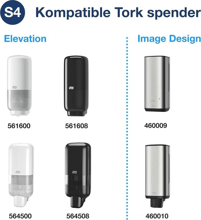 Produktbild Tork Premium-Schaumseife zur Händedekontamination (Flüssigseife, 1000 ml)