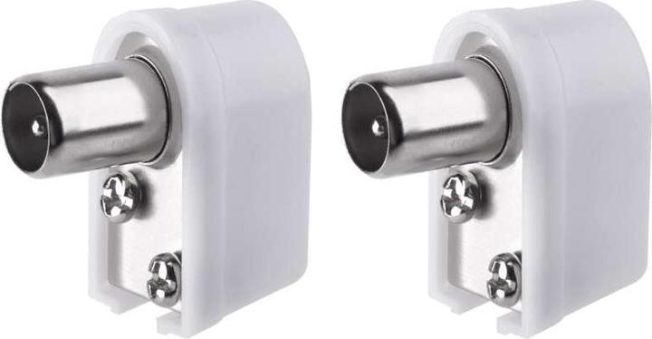 Actual product image Emos IEC plug, pressure type, angled