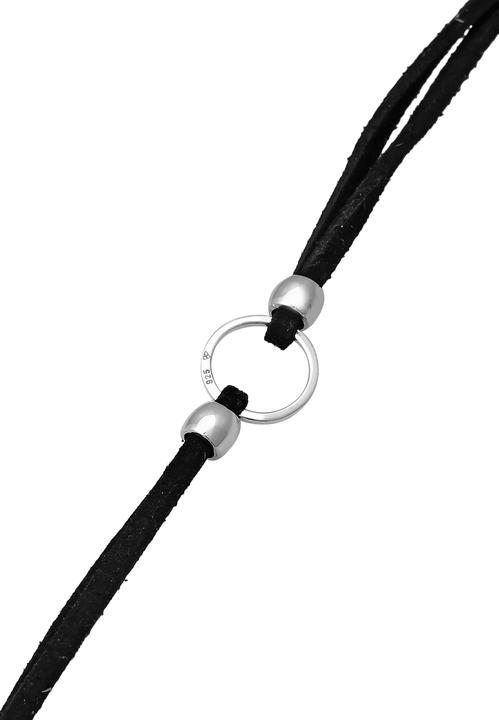 Image du produit Elli Choker, cercle, cuir (Similicuir, Argent sterling 925, Pas de pierre, 32 cm)