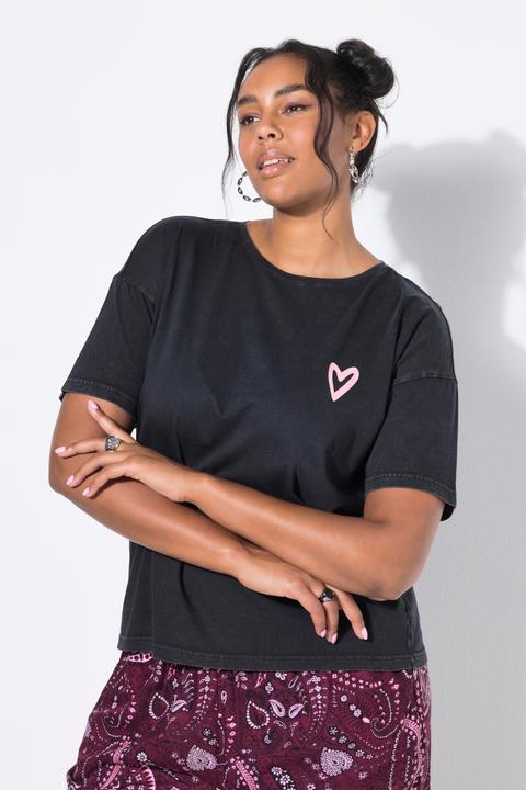 Produktbild Studio Untold T-Shirt, oversized, Heart, Vintage Look (46, 48)