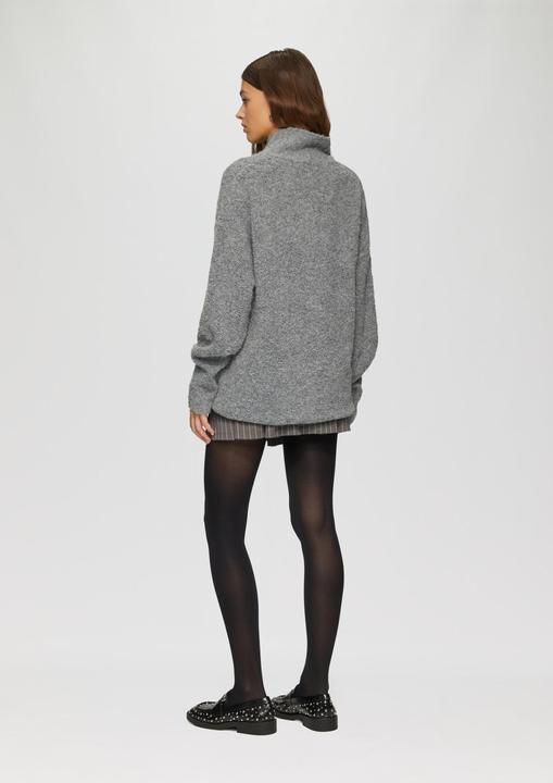 Produktbild s.Oliver Strickpullover Longpullover aus Bouclé - Strick (L)