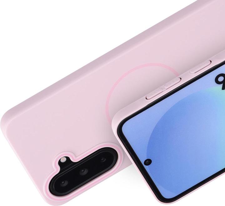 Produktbild Mobiparts Slim Line Case Samsung Galaxy A36 (MagSafe Compatible) Blush Pink (Samsung Galaxy A36)