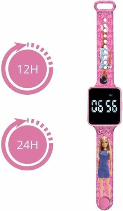 Actual product image Lexibook Barbie LED Digital Watch - (DMW060BB)