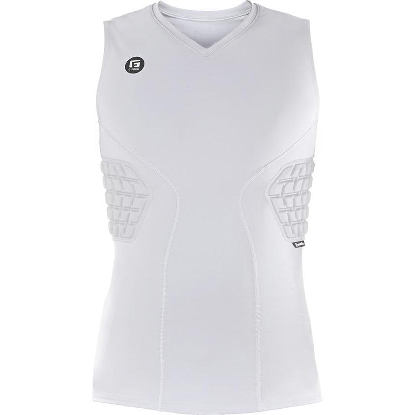 G-Form, Herren, Sportshirt, Pro Team Tank (M), Weiss, M