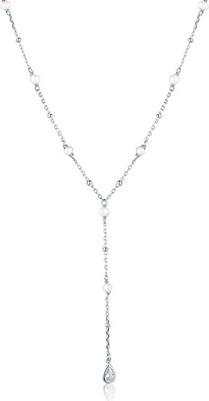 Image du produit JVD Silver Necklace With Freshwater Pearls (Argent)
