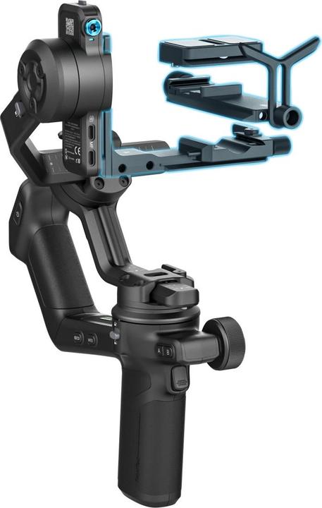 Actual product image Feiyu SCORP3 3-Axis Handheld Gimbal for Camera (Single-lens reflex camera, System camera, 3.50 kg)