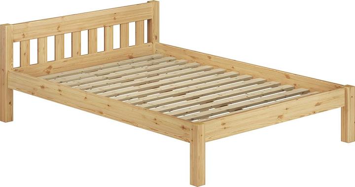 Produktbild Erst-Holz Einzelbett Bettrahmen 120x200 Futonbett Kieferbettgestell Massivholz natur Rollrost 60.38-12 (120 x 200 cm)