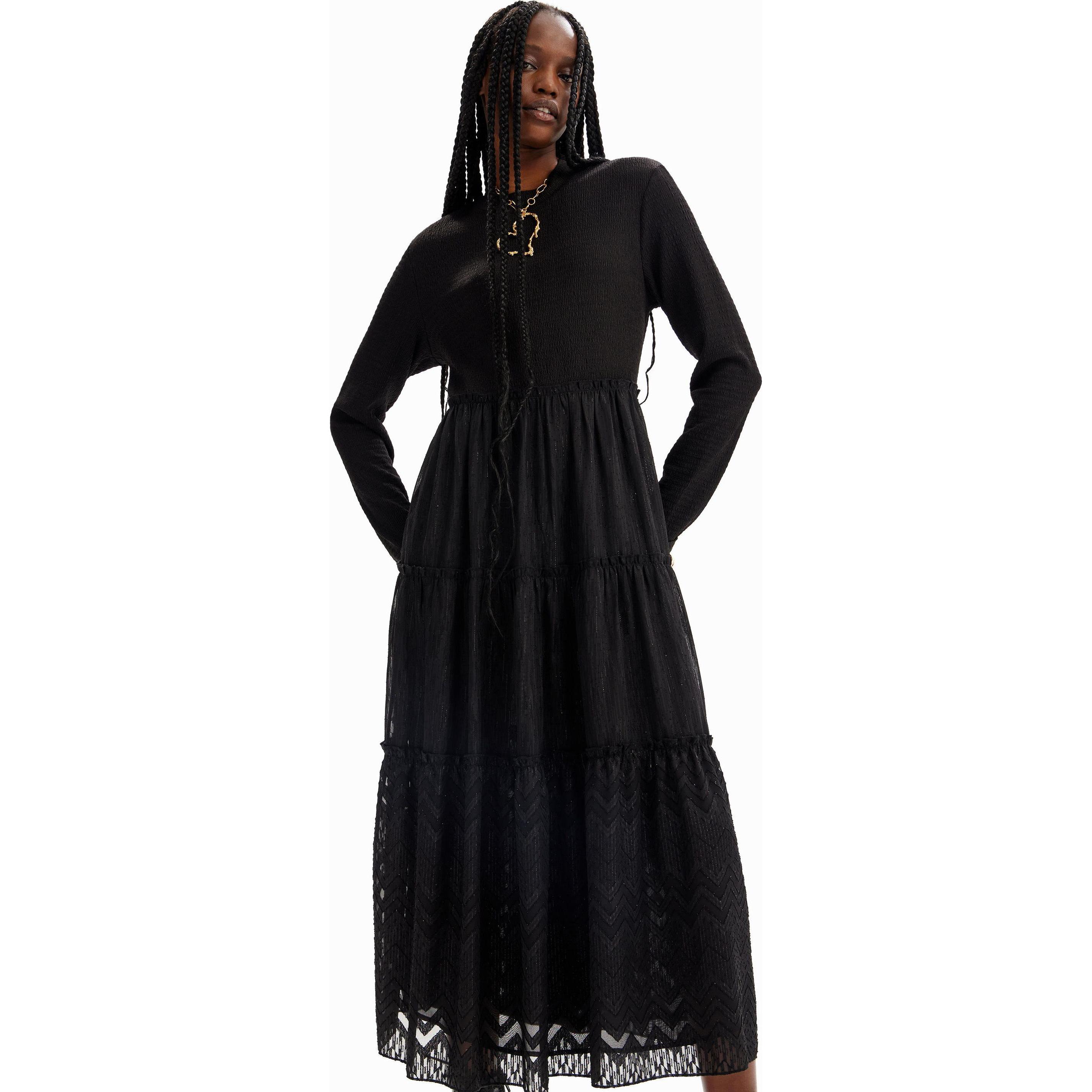 Thumbnail - Desigual, Damen, Kleider, keid damen desigua misha, Schwarz, (L)
