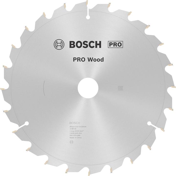 Image du produit Bosch Professional Zubehör Lame de scie circulaire PRO Wood, 254 x 2 x 30 mm