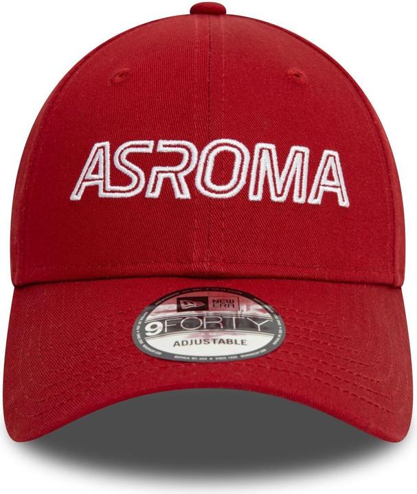 Produktbild New Era 9Forty Strapback Cap - WORDMARK AS Roma rot