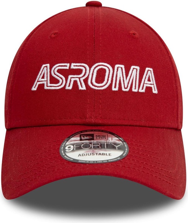 Actual product image New Era 9Forty Strapback Cap - WORDMARK AS Roma rouge