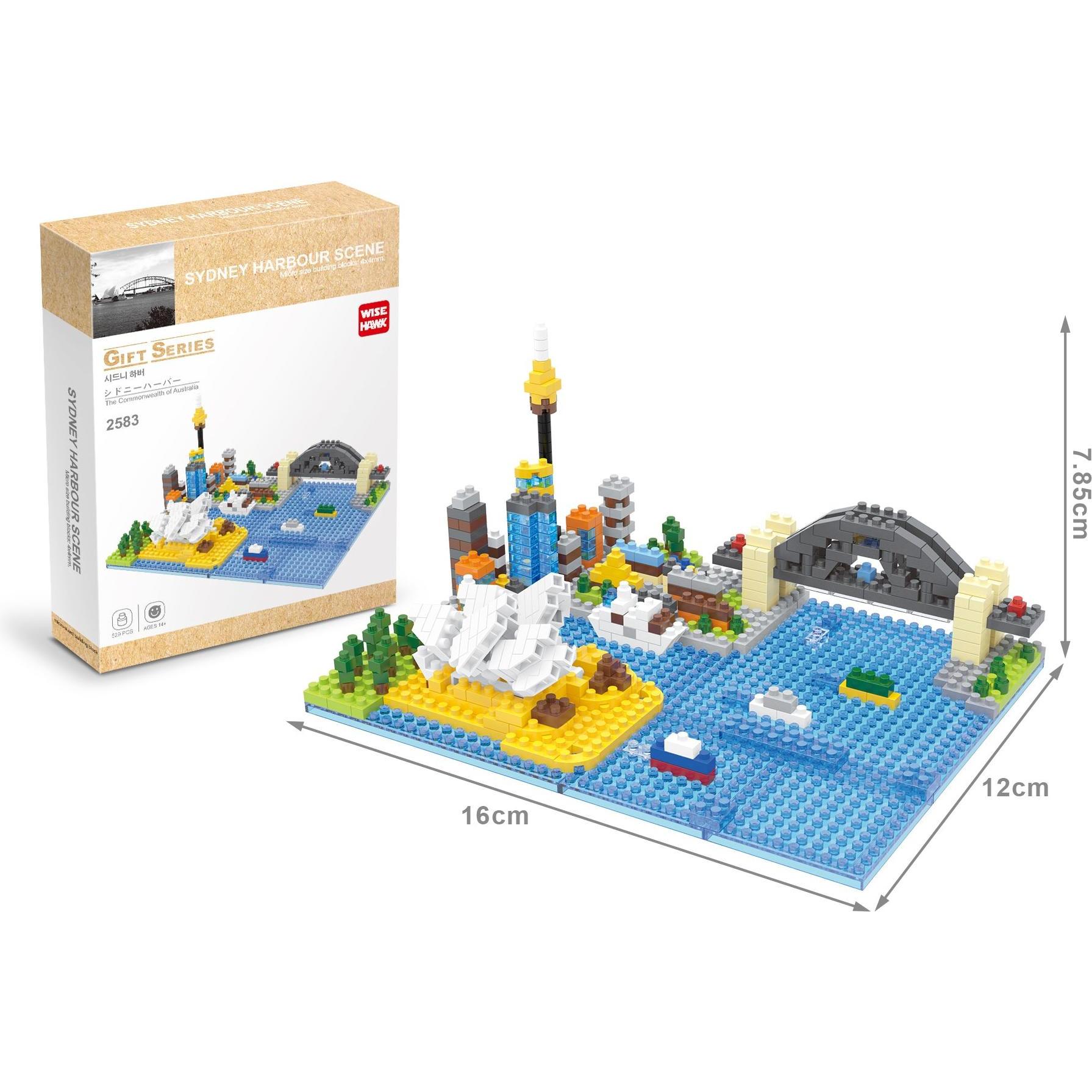 Tinisu Sydney Hafen Szene Australien Modell LNO Micro-Bricks Bausteine
