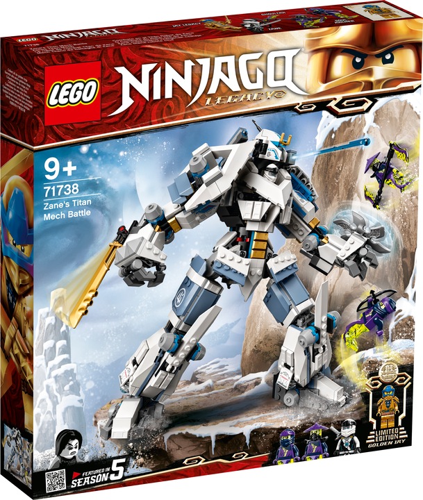 Actual product image LEGO Zane's Titan Mech (71738, LEGO Ninjago)