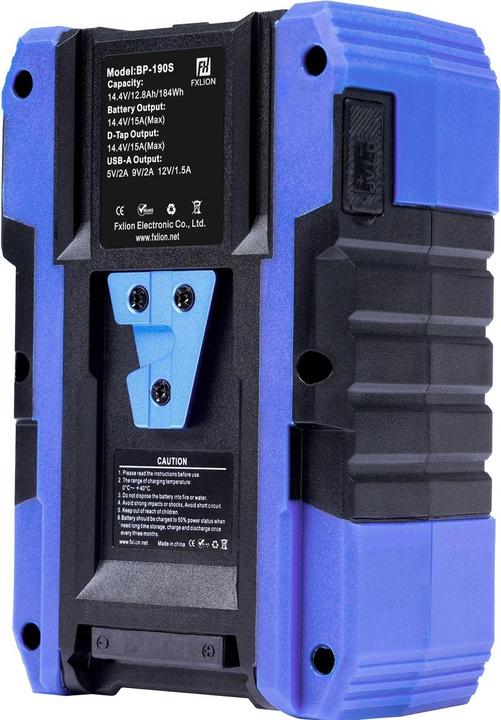 Actual product image Fxlion Cool Black 184 Wh, V-Mount (Camera battery)