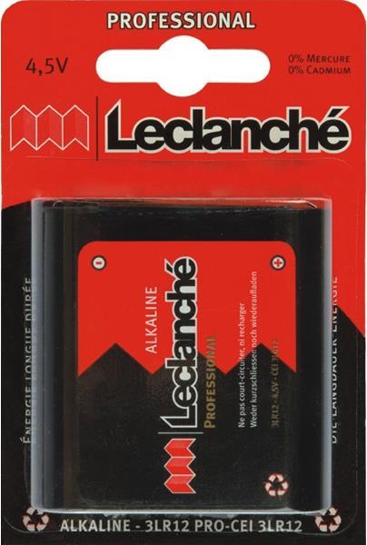 Actual product image Leclanché Battery 4.5V 3LR12 Alcaline Professional incl. Fr. 0.50 VRG (1 pcs., 3R12)