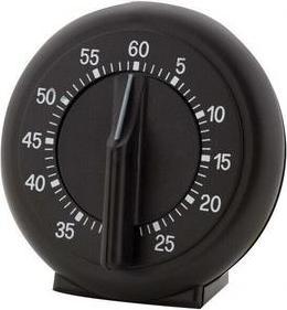 Philips Timer Round Black 2553