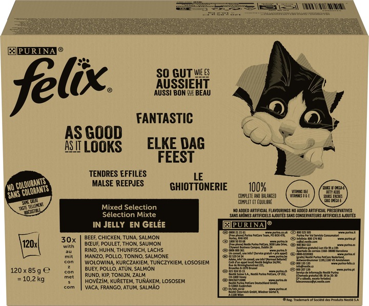 Produktbild Felix Agail (Adult, 120 Stk., 10200 g)