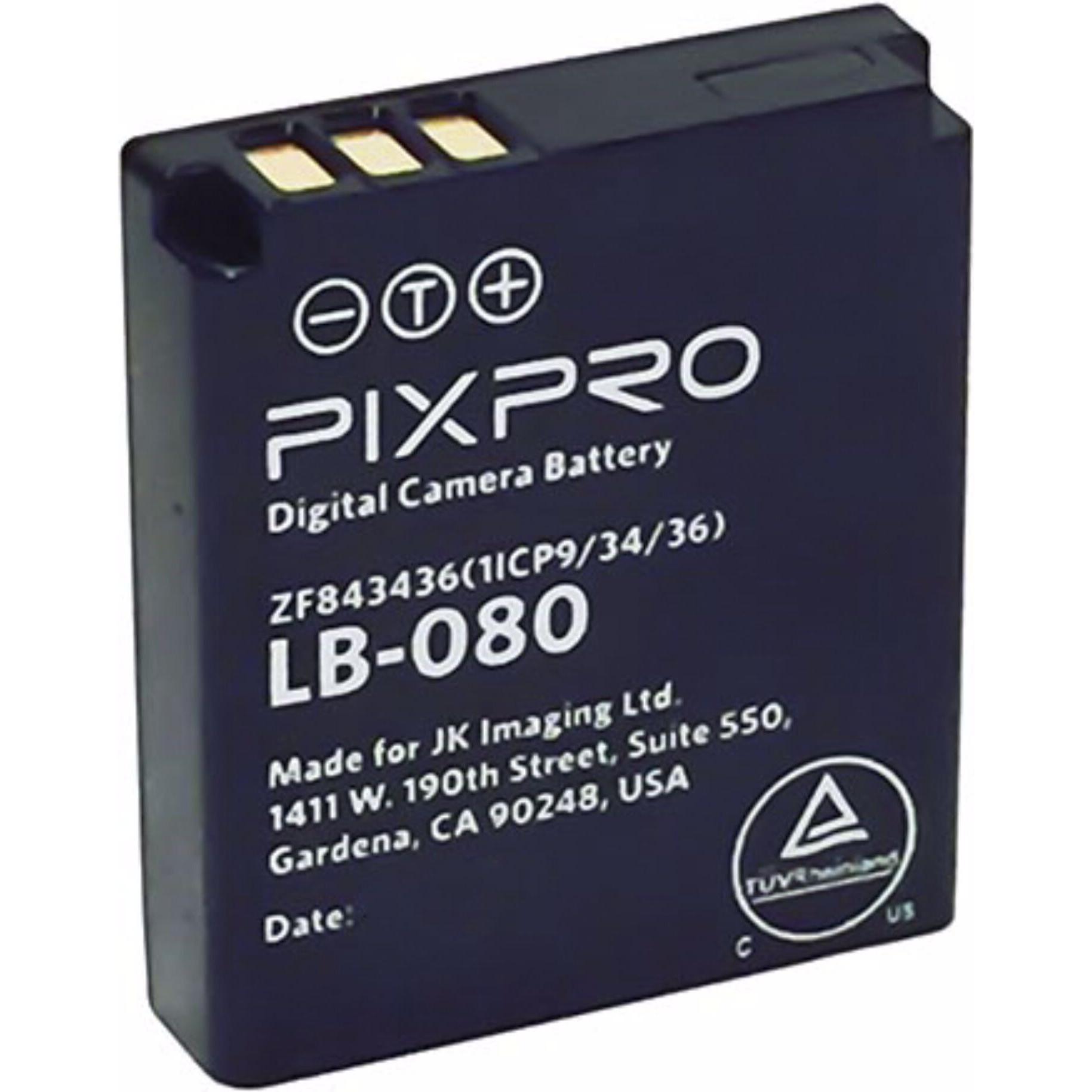 Kodak Pixpro LB-080 (Akku), Kamera Stromversorgung, Schwarz