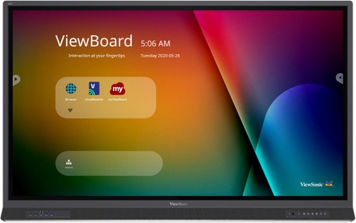 Actual product image Viewsonic IFP6552-1B Touch Screen Monitor (65 Inch) Pixel Dual Touch (3840 x 2160 Pixels, 65")