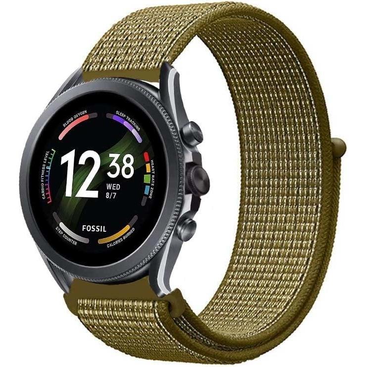 Thumbnail - Strap-it Nylonarmband (22 mm, Nylon), Uhrenarmband, Grün