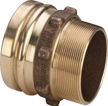 Actual product image Viega Sanpress XL overgang 76.1 x 212" socket/nipple rødgods (Press connection)