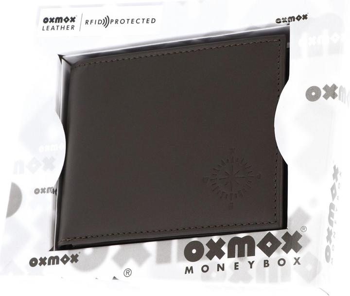Produktbild Oxmox Leather RFID Protect Querscheinbörse