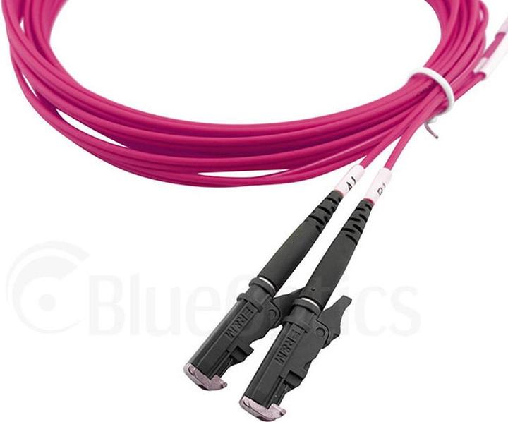 Actual product image BlueOptics Duplex fibre optic patch cable E2000-E2000 multimode OM4 2 metres (UTP, CAT6, 2 m)